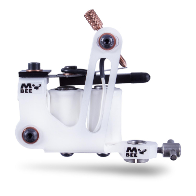 Micky Bee Original White Pearl Sting Tatueringsmaskin - Liner