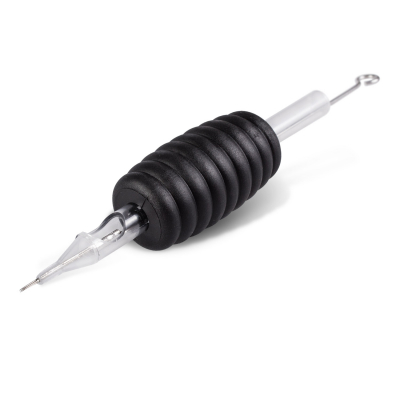 Låda med 20st Killer Ink Engångsgrepp / Tipp 25mm Round Tubes Färdigpackade med Bug Pin 0.25MM Round Liner Nålar