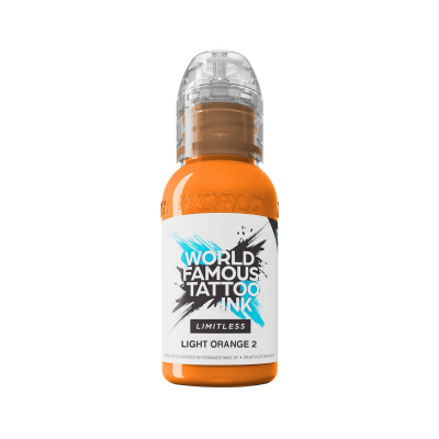 World Famous Limitless tatueringsbläck - Light Orange 2 30 ml