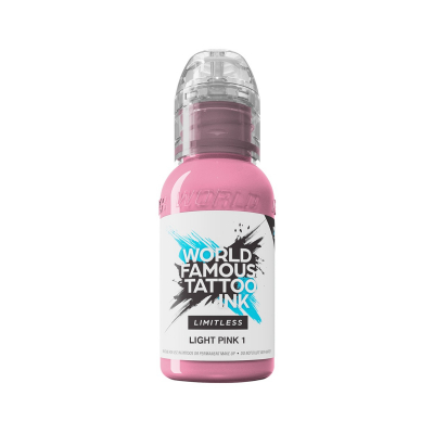 World Famous Limitless tatueringsbläck - Light Pink 1 30 ml