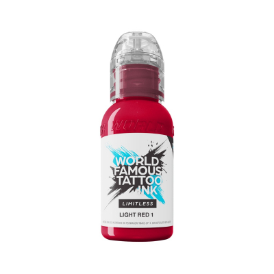 World Famous Limitless tatueringsbläck - Light Red 1 30 ml