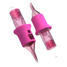 Låda med 20 Ghost Pink Nålpatroner - Round Liner Long Taper
