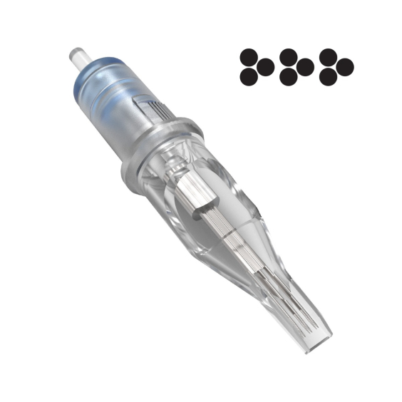 Kartong med 20 Killer Ink Stellar Needle-patroner 6x3RL - Whip Shading Magnum