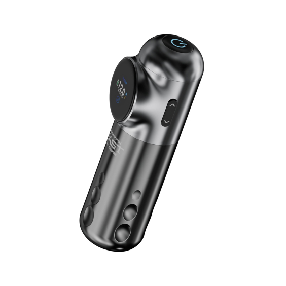 Dragonhawk Mast Archer S pennmaskin för tatuering - Grå och svart - 4,2 mm slag