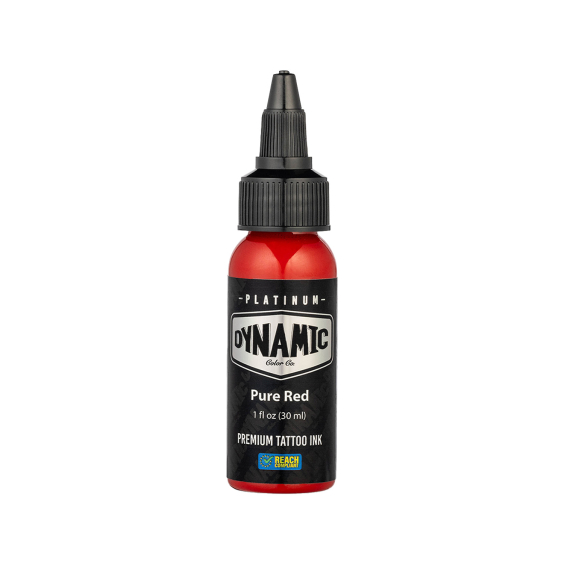Platinum by Dynamic Tatueringsbläck - Pure Red 30 ml