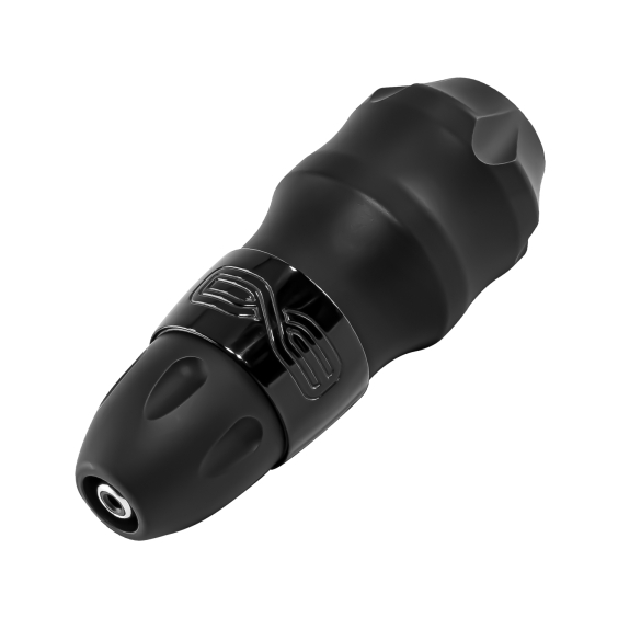 FK Irons EXO tatueringsmaskin - trådlös Black Ops - RCA Bolt + 2x Power Bolts