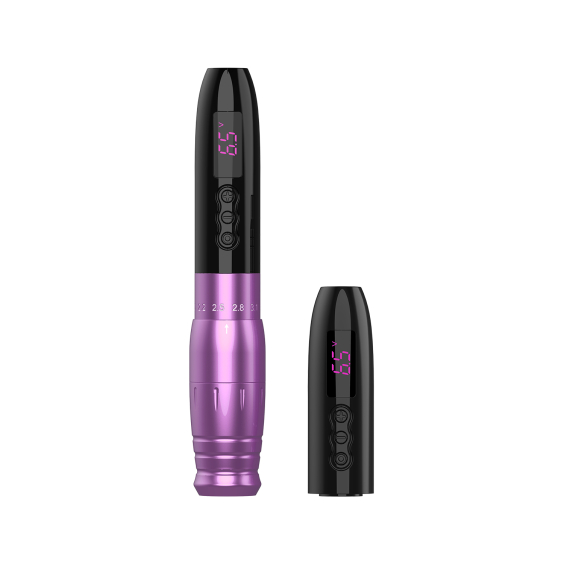EZ Lola Air PRO trådlös PMU-maskin med extra batteri - Lila