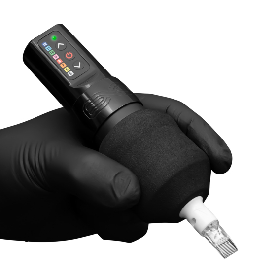 Förpackning med 24 FK Irons Svarta engångsgrepp i skum (Gorilla)