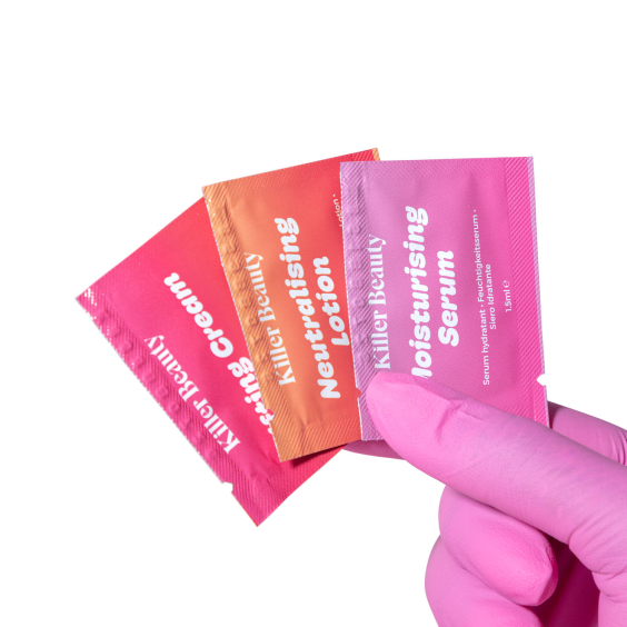 Killer Beauty Vegan Lash Lift Brynlaminering, 1,5 ml, steg 1-3 (30 påsar)