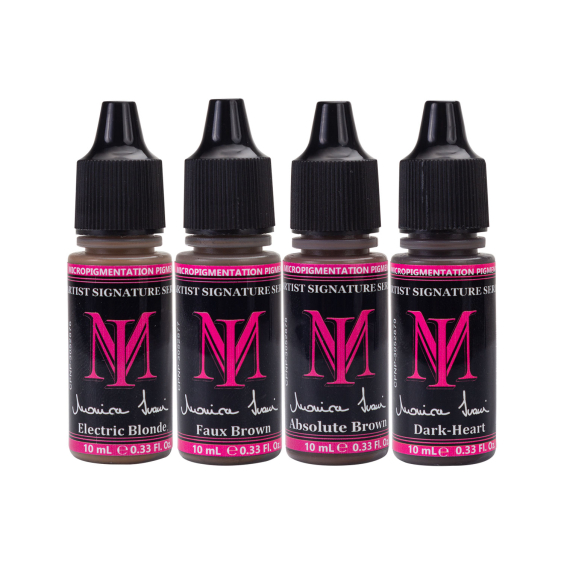 Den fullständig uppsättningen av 4 Monica Ivani Signature Series by Li Pigments 10 ml - EU REACH