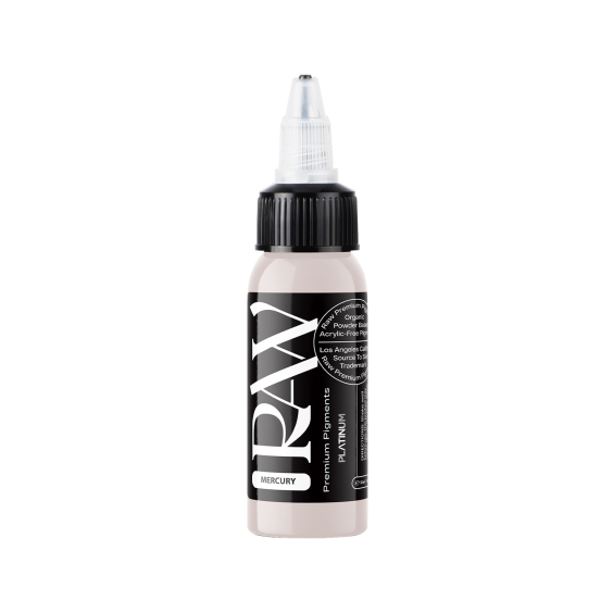 Raw Pigments Platinum - Mercury Tatueringsbläck - 30ml