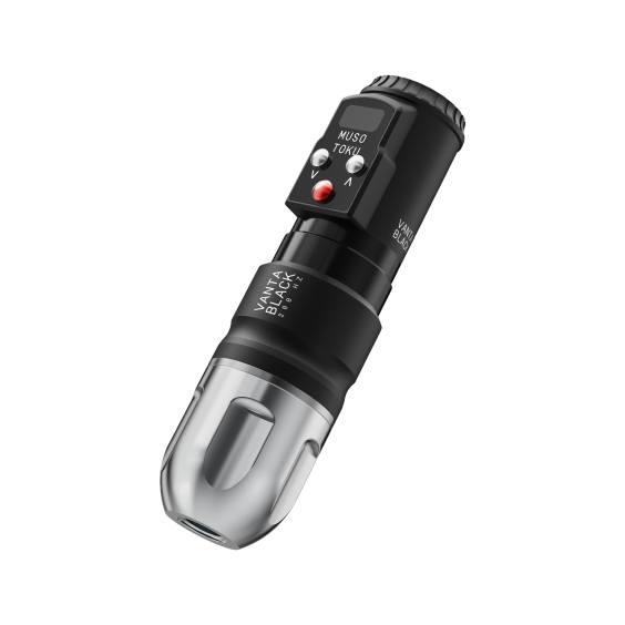 Musotoku Mercury - Vanta Black trådlös tatueringsmaskin - 3,8 mm