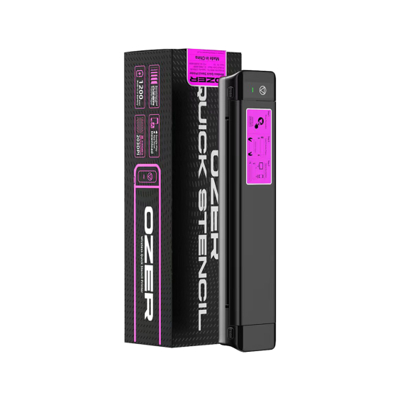 OZER Trådlös Thermal skrivare för snabbstenciler