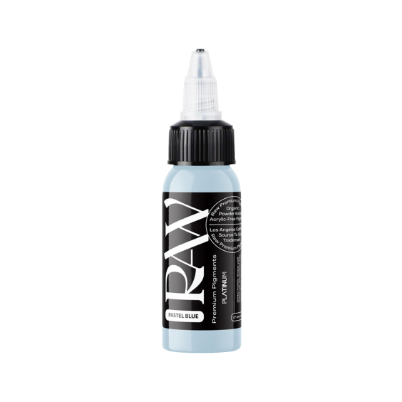 Raw Pigments Platinum - Pastel Blue Tatueringsbläck - 30ml