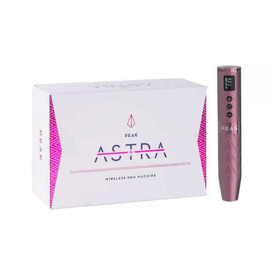 Peak Astra - Trådlös PMU-maskin av penntyp med justerbar slaglängd - Rosa