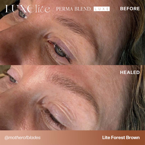 Perma Blend Luxe Lite PMU-bläck - Lite Forest Brown 15ml