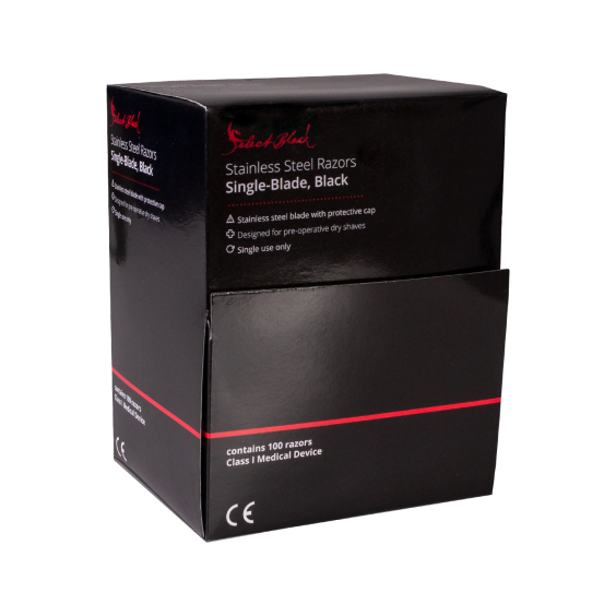 Låda med 100st Engångsrakhyvlar