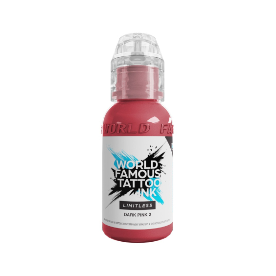 World Famous Limitless tatueringsbläck - Dark Pink 2 30ml