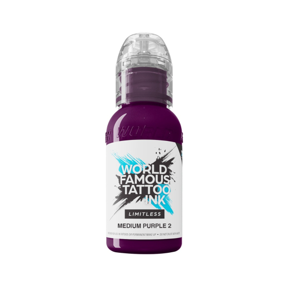 World Famous Limitless tatueringsbläck - Medium Purple 2 30 ml 