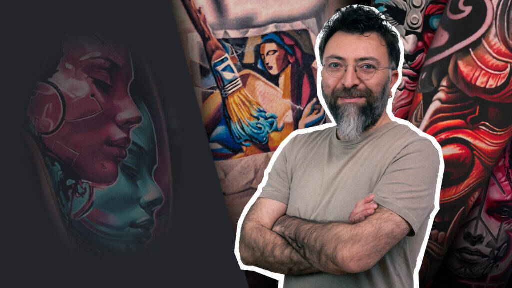 How To Design and Tattoo Colour Illustration with Volkan