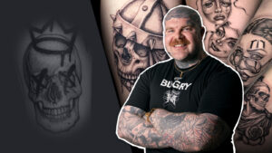 How To Create A Black And Grey Tattoo with Keith Burke